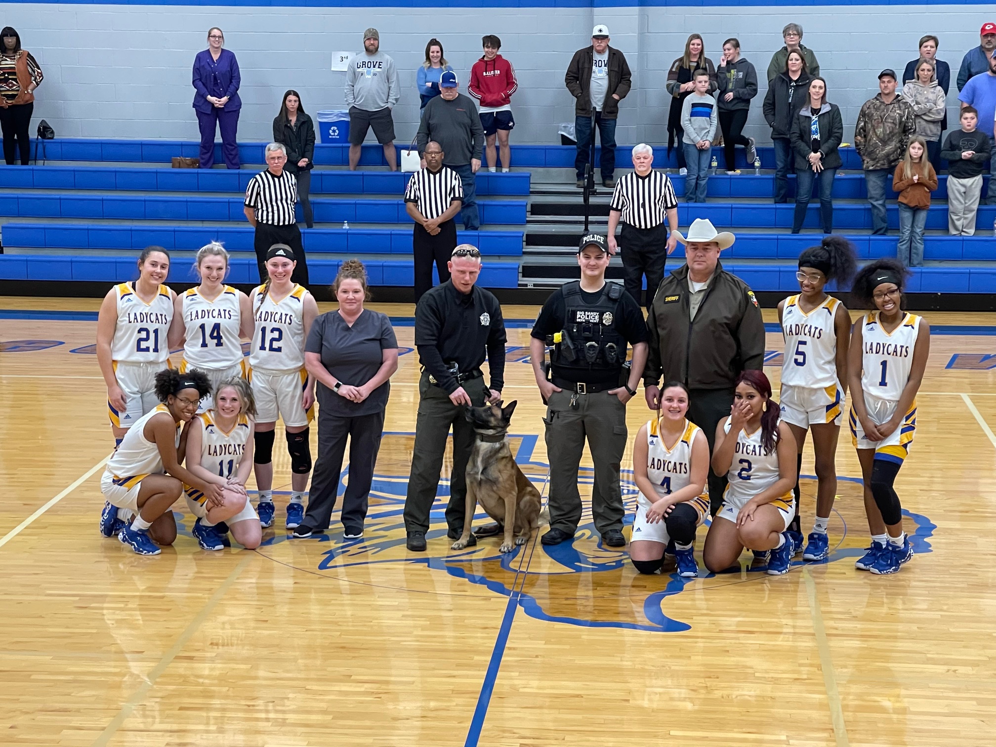 Basketball Honors First Responders