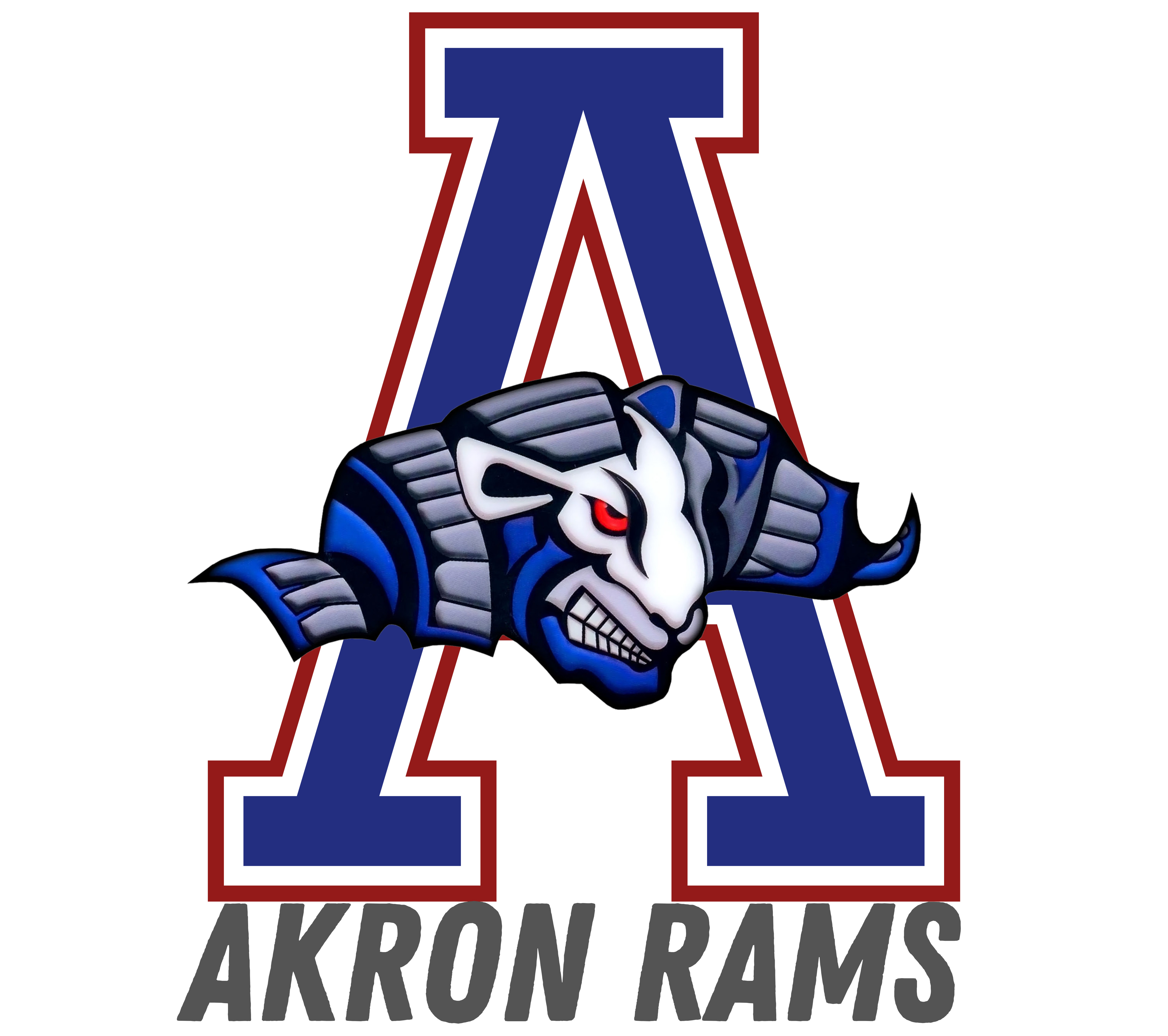 Akron Ram A logo