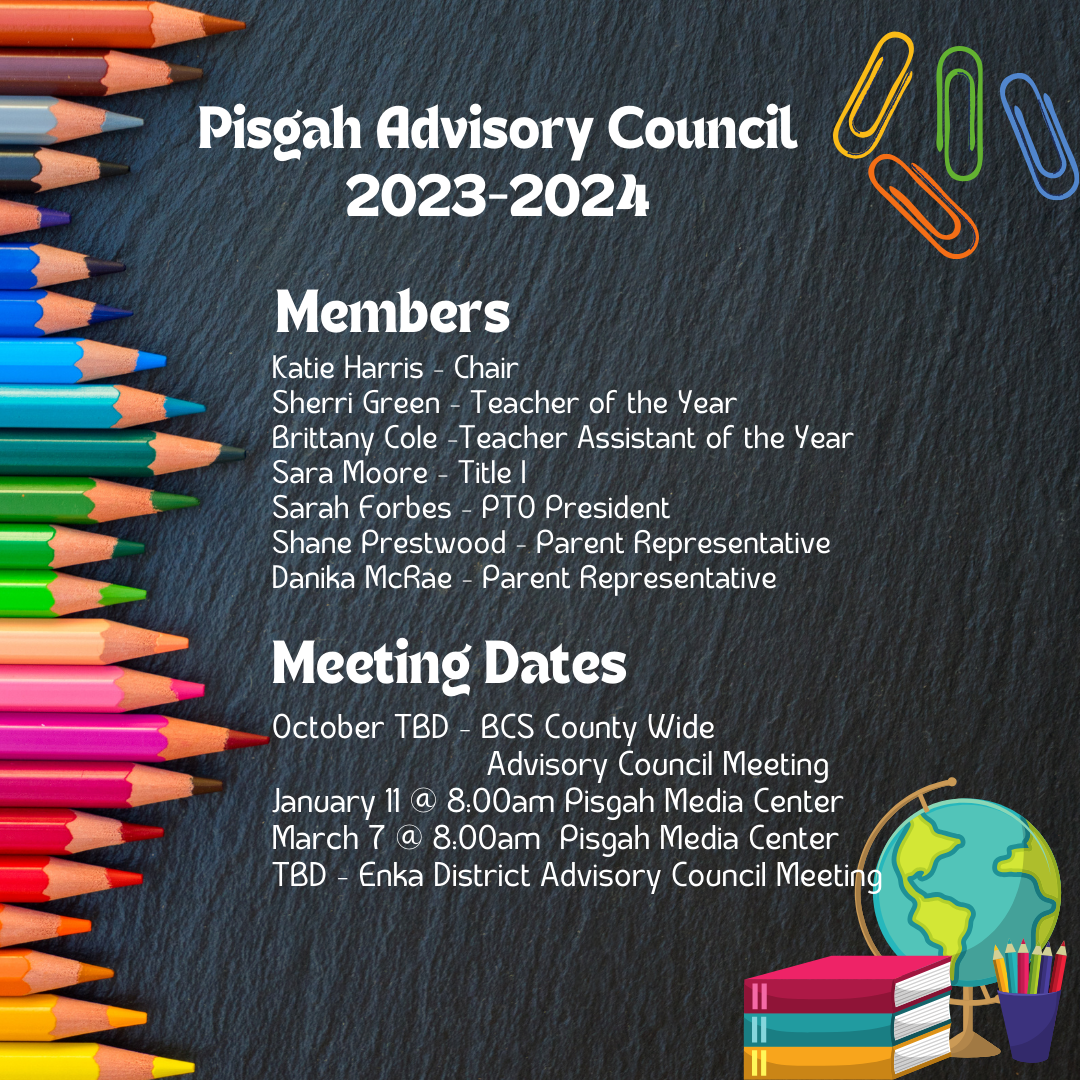Pisgah Advisory Board 2023-2024