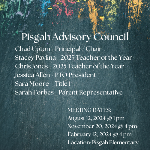 Pisgah Advisory Board 2023-2024