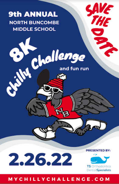 9th annual 8k chilly challange and fun run on 2.26.22