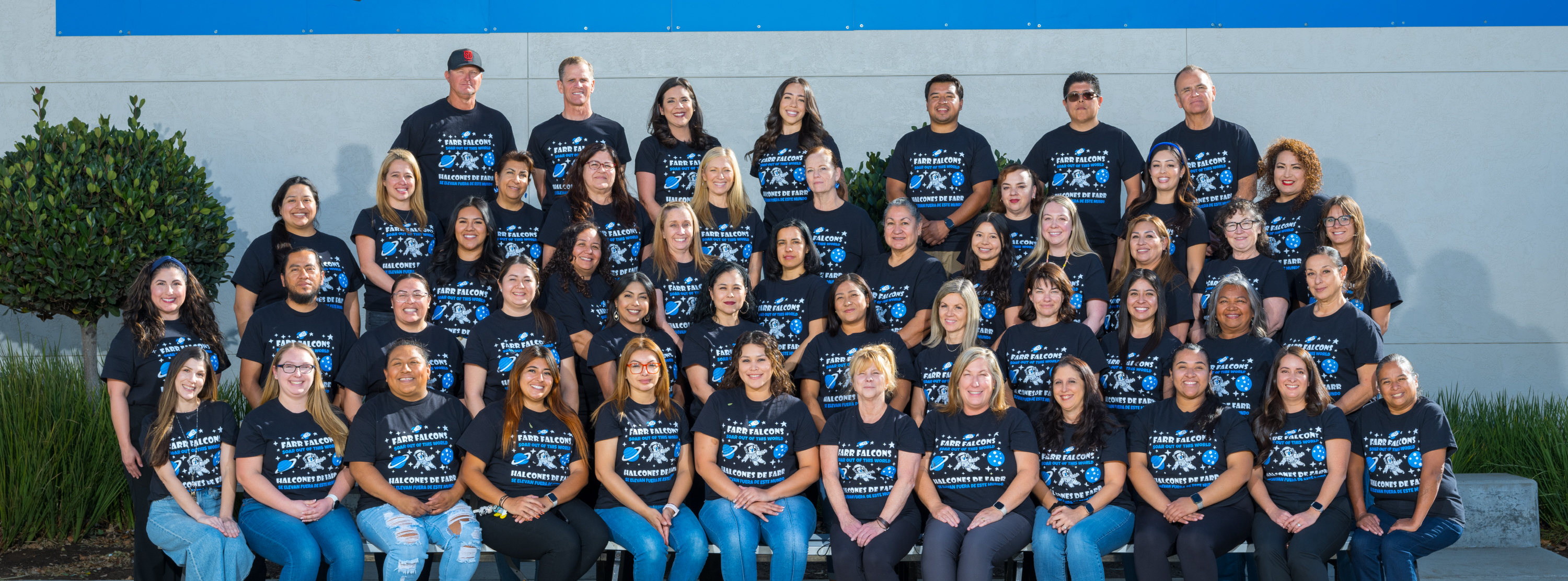 The Farr Elementary School 2024-2025 staff.