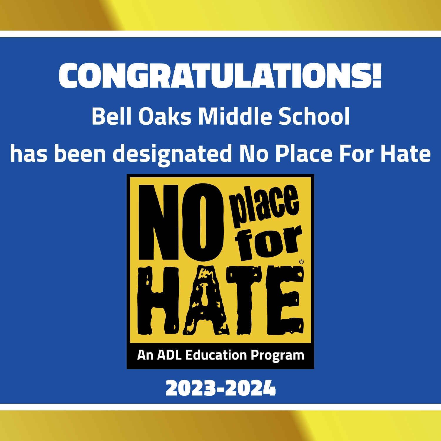 No Place for Hate