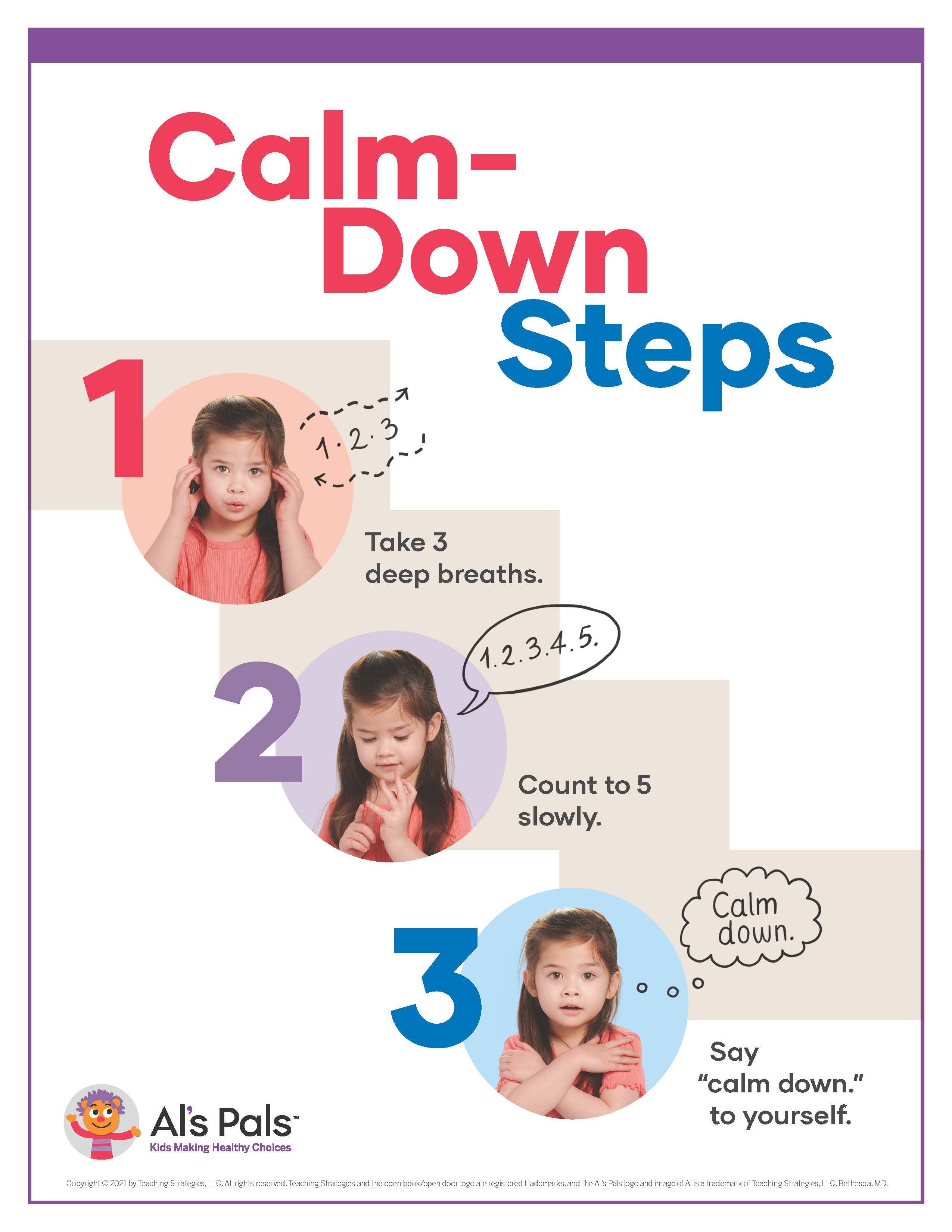 Calm Down Steps Poster