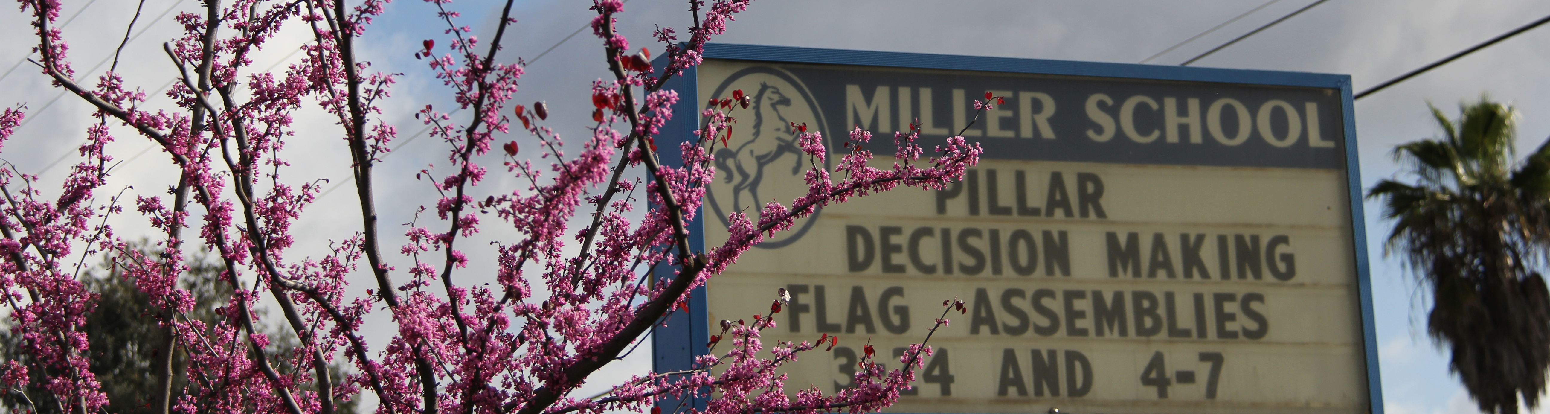 Miller Elementary sign