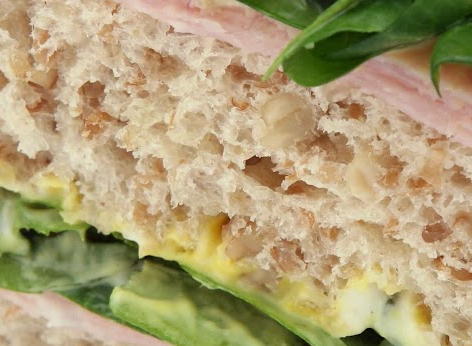 Close up of a sandwich
