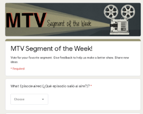 MTV Segment of the week