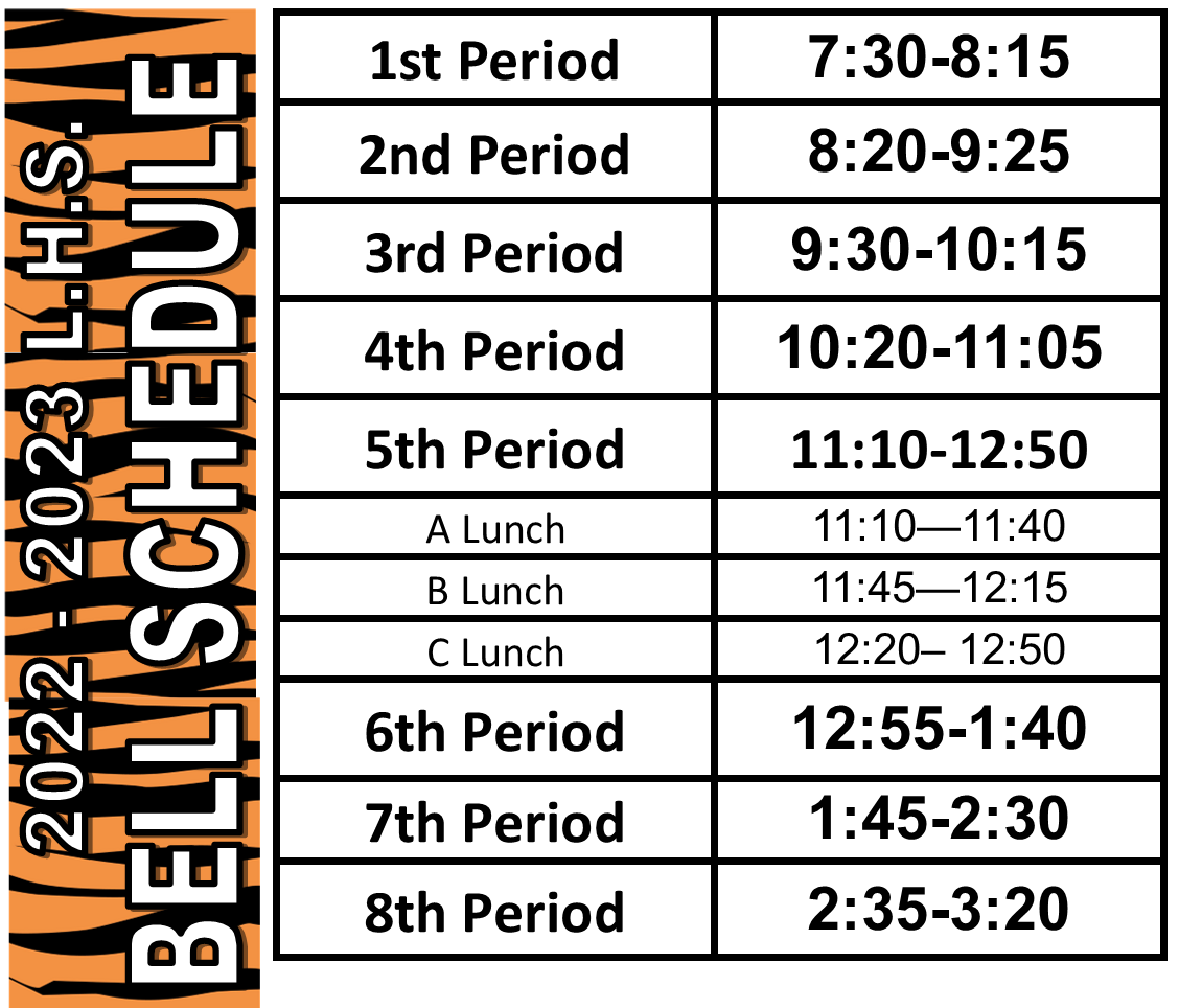 LHS Bell Schedule