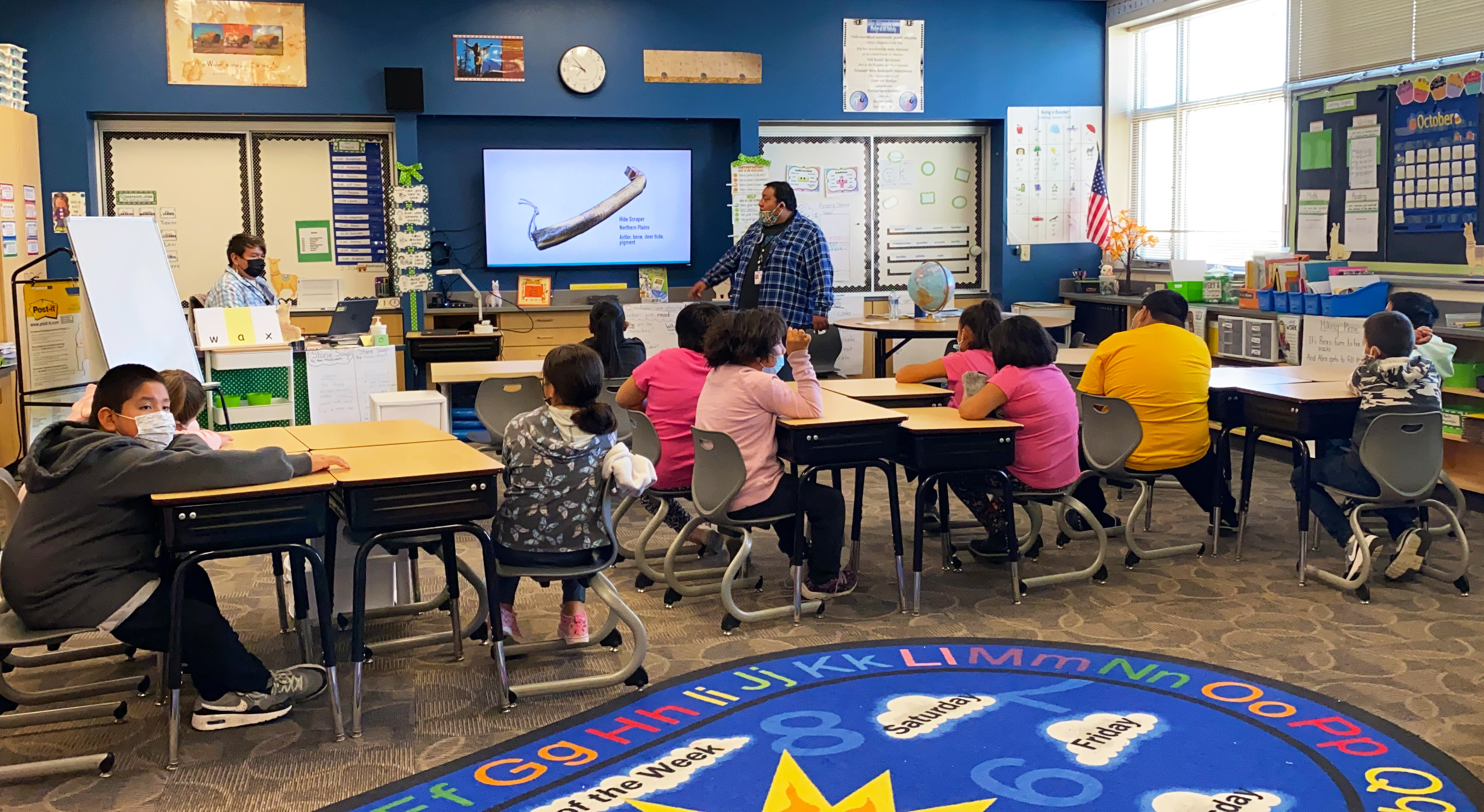 Classroom at Wyoming Indian Elementary