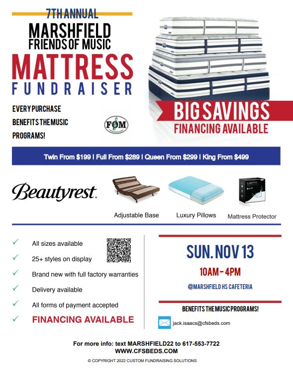 FOM Mattress Fundraiser