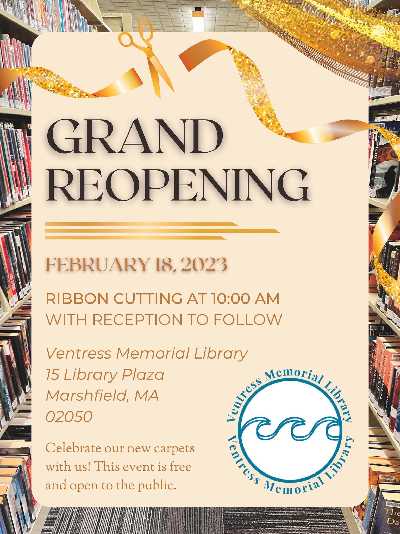 Library reopening
