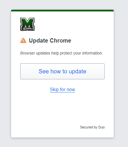 Duo-Update Chrome