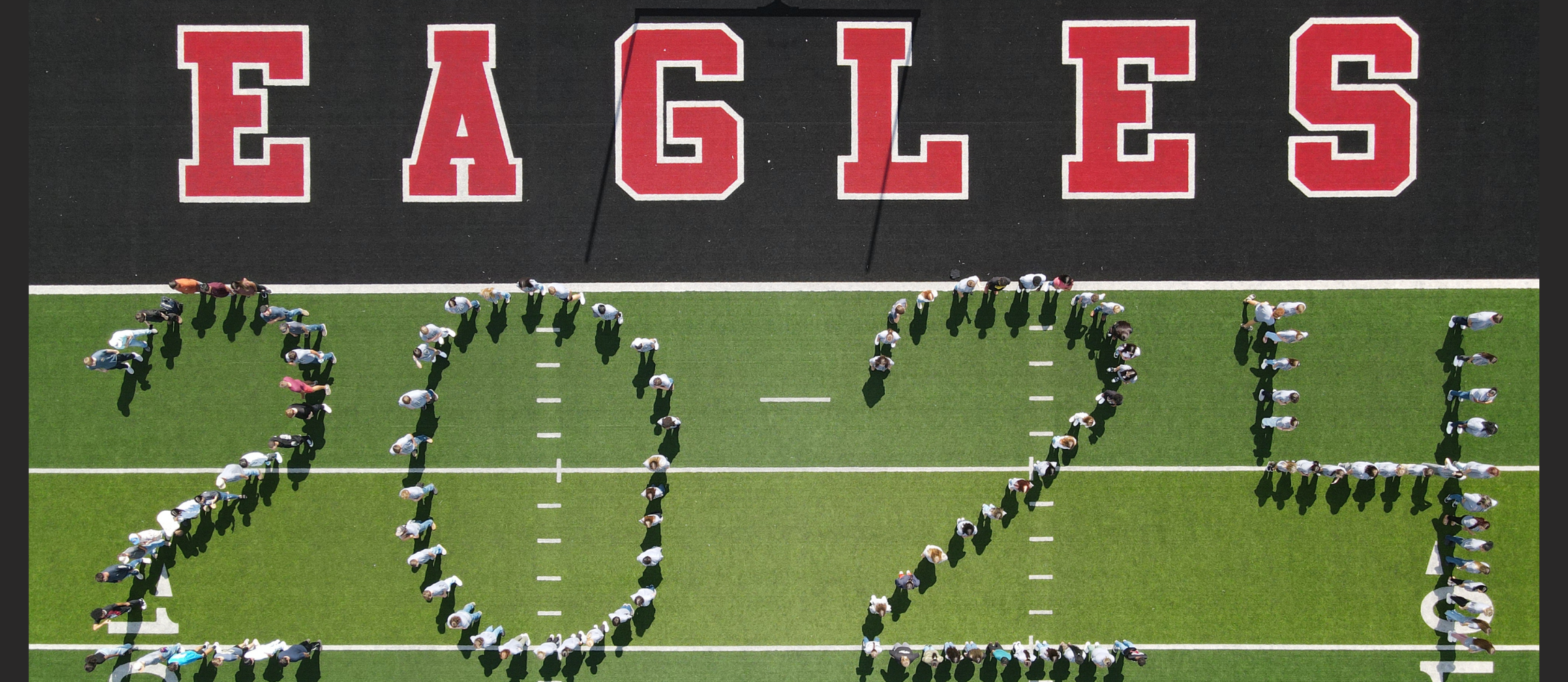 Eagles 2024 picture on football field