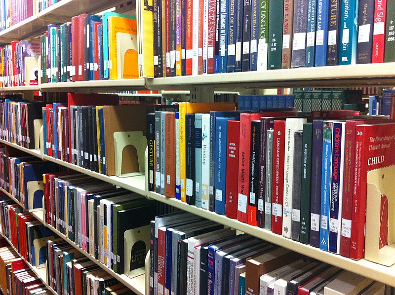 Library-shelves
