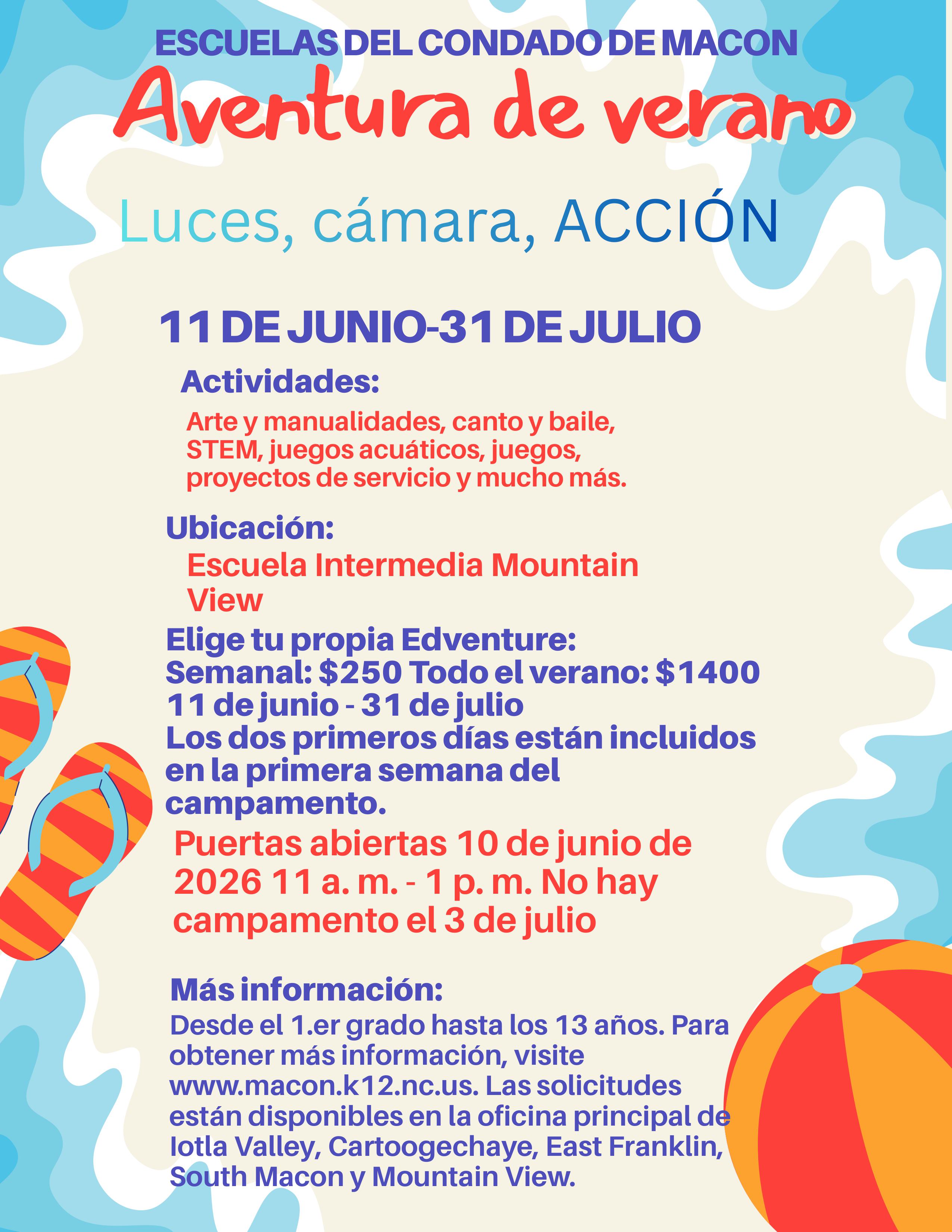 Lights, Camera, Action 2026 Spanish