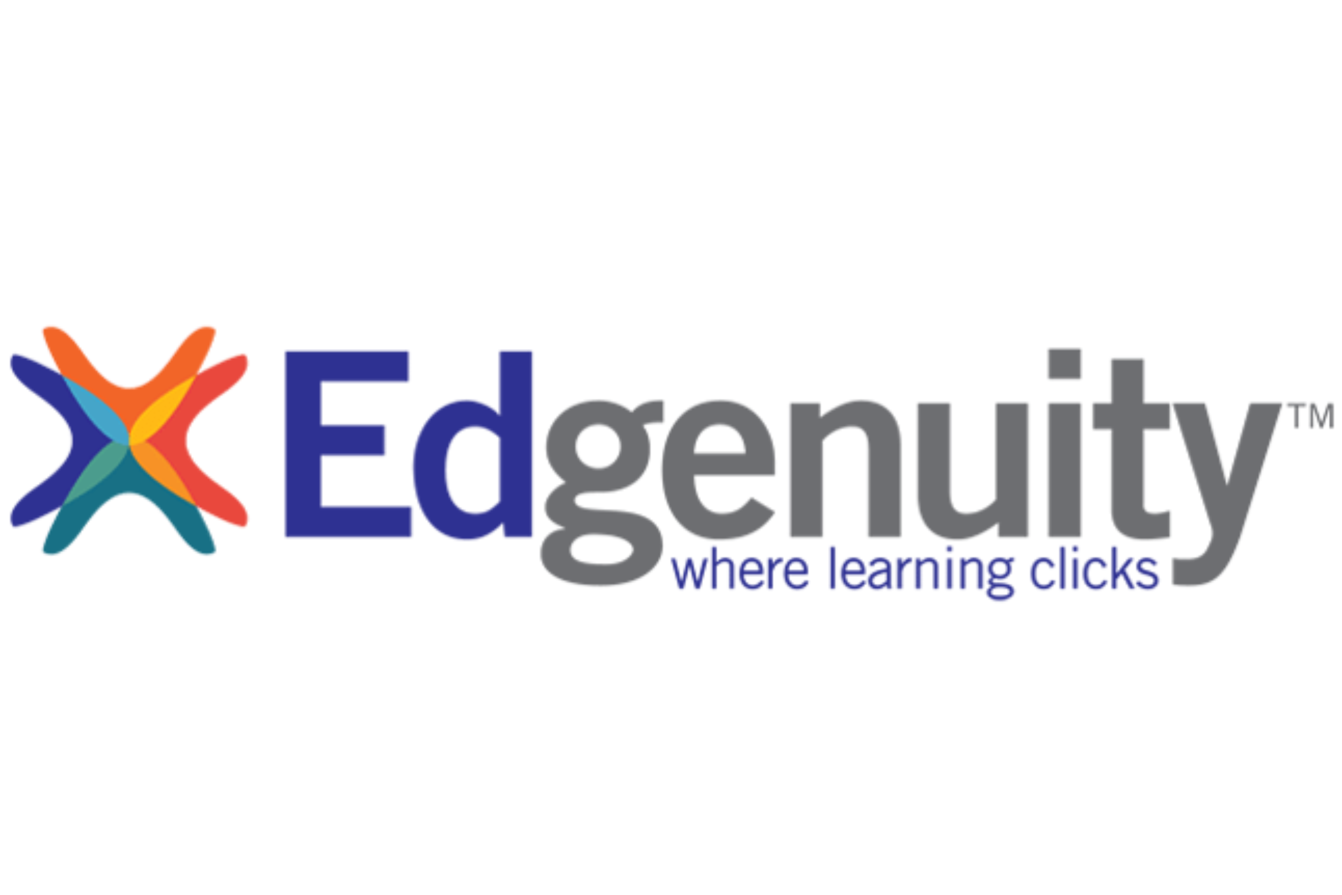 edgenuity logo on white background