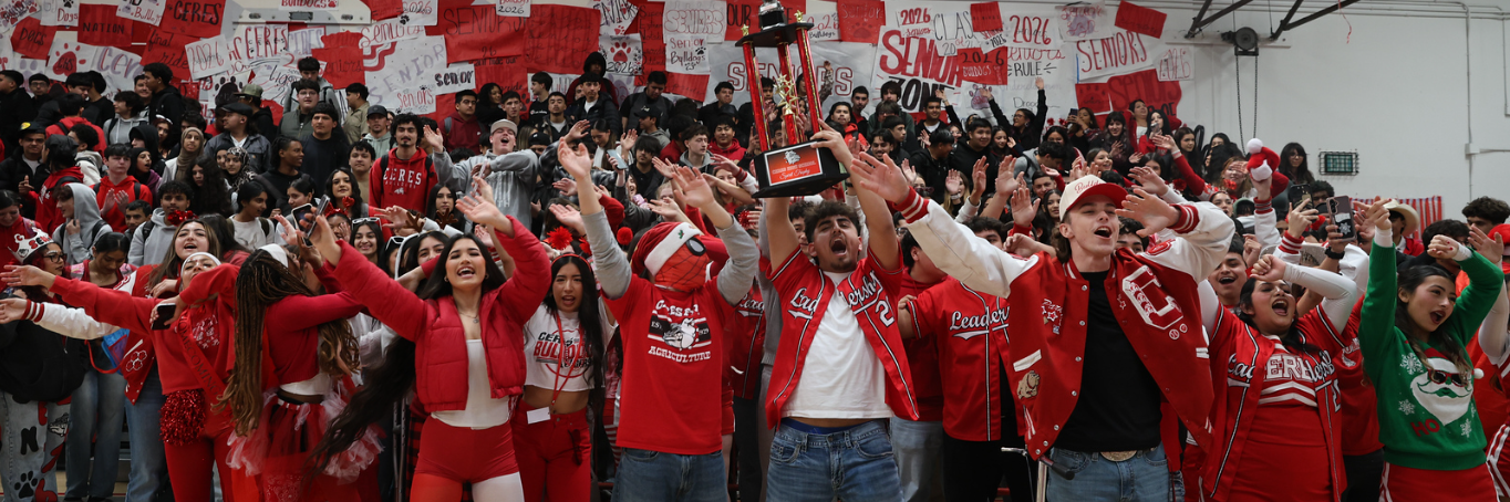 students in red and white