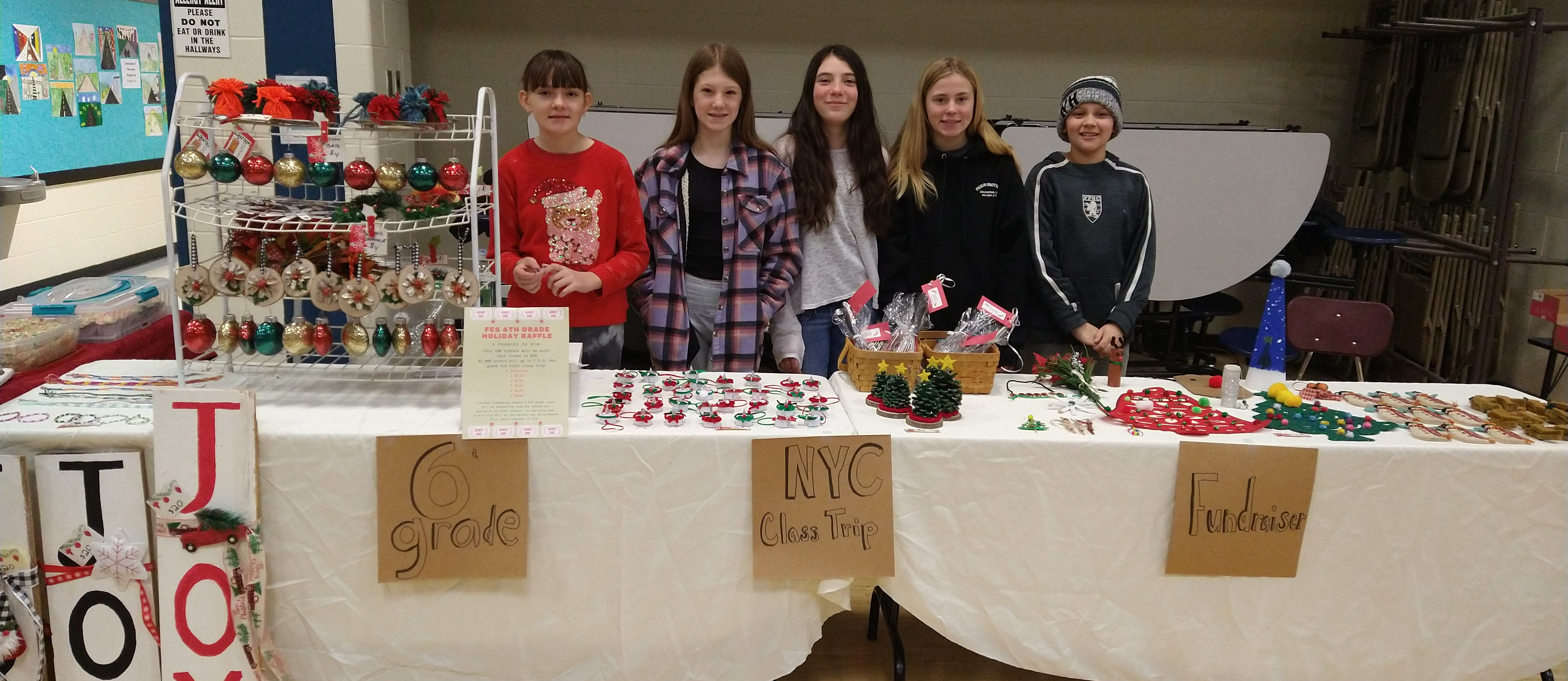6th Graders raising money for their class trip to NYC