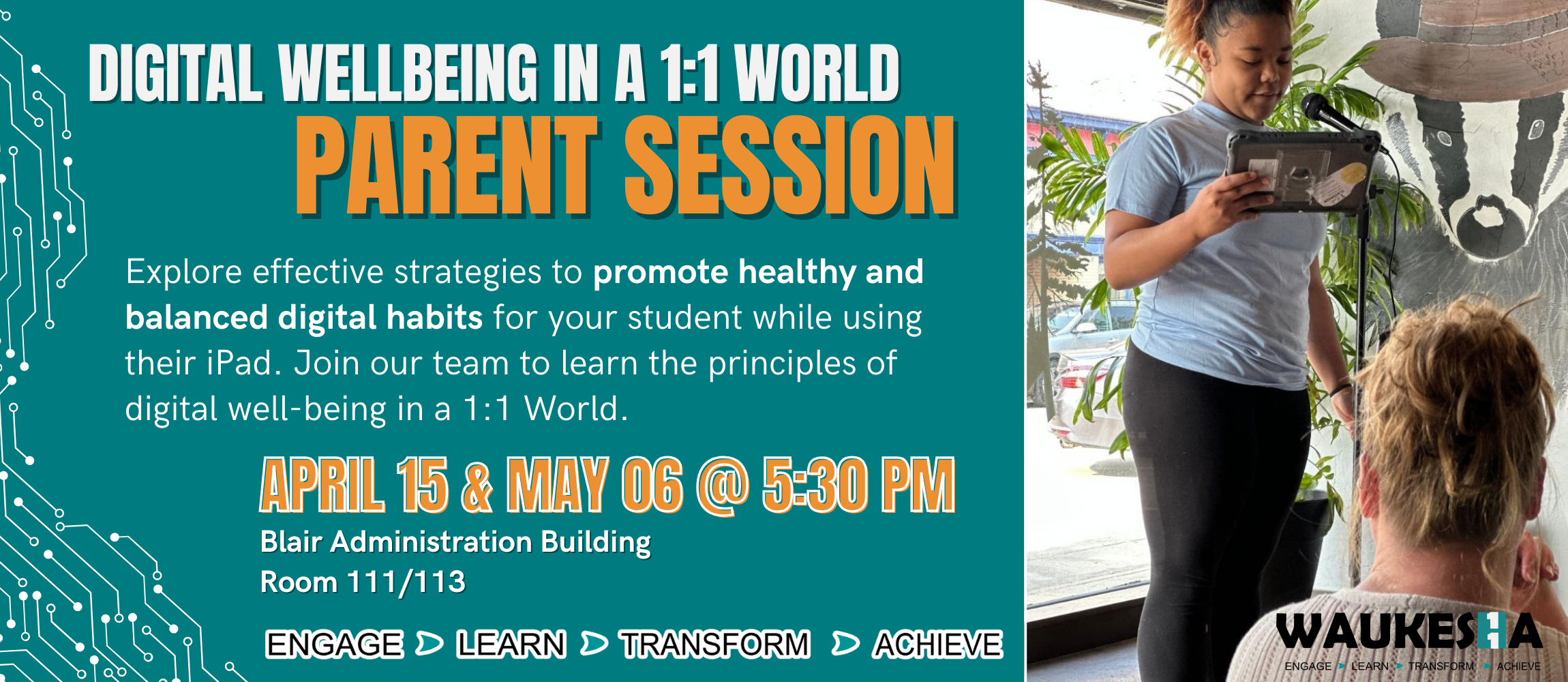 Parent Technology  Sessions