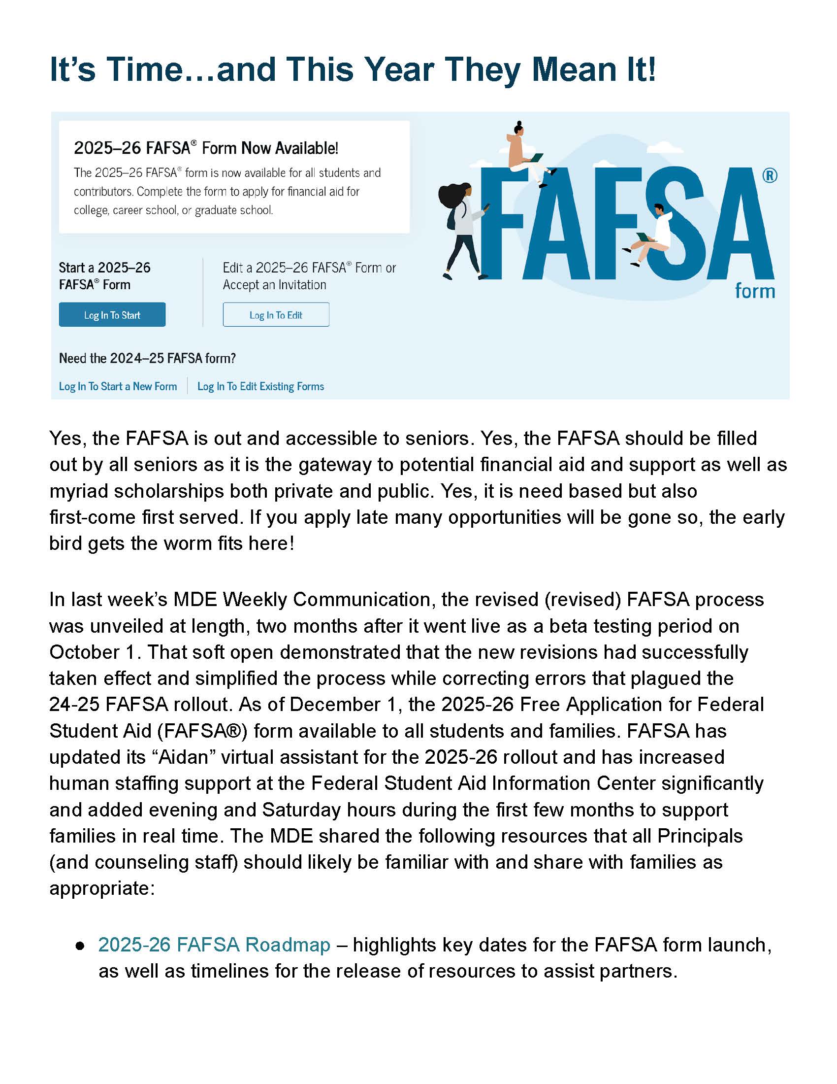 FAFSA SHEET