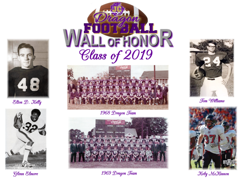 Class of 2019 Elton D. Kelly, Glenn Elmore, 1968 Dragon team, 1969 Dragon Team, Tom Williams, Koby McKinnon