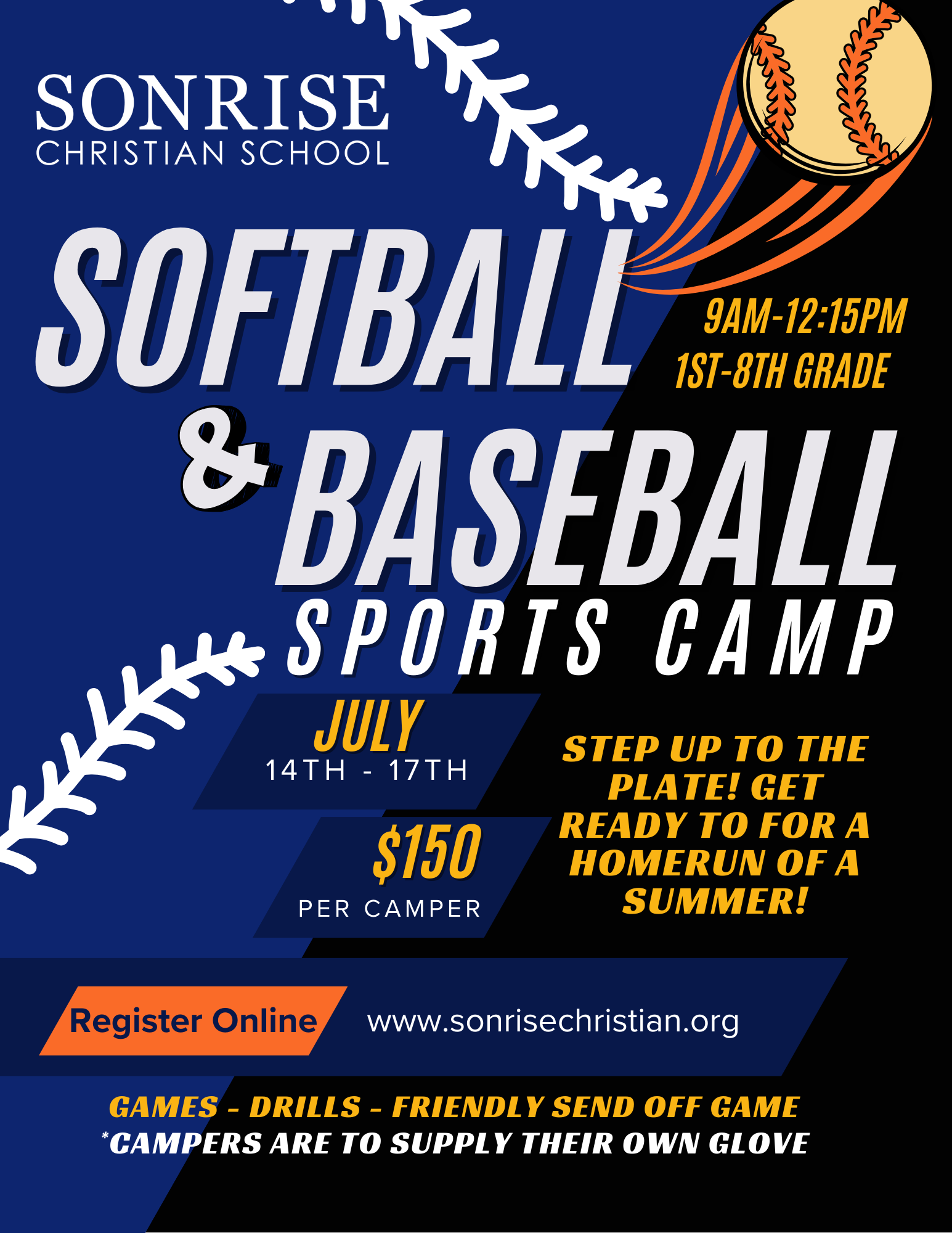Sonrise Baseball and Softball