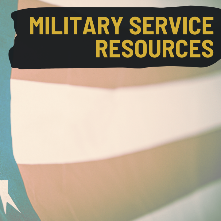 Military Services Resources  banner