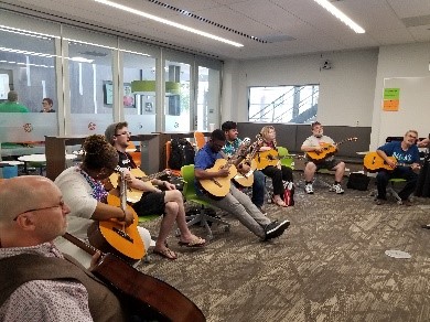 students at a classroom