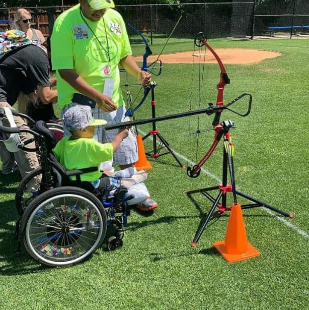 Archery at kid-netic games