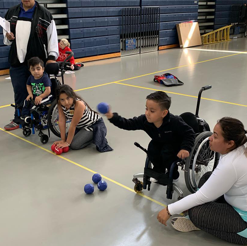 Boccia at kid-netic games