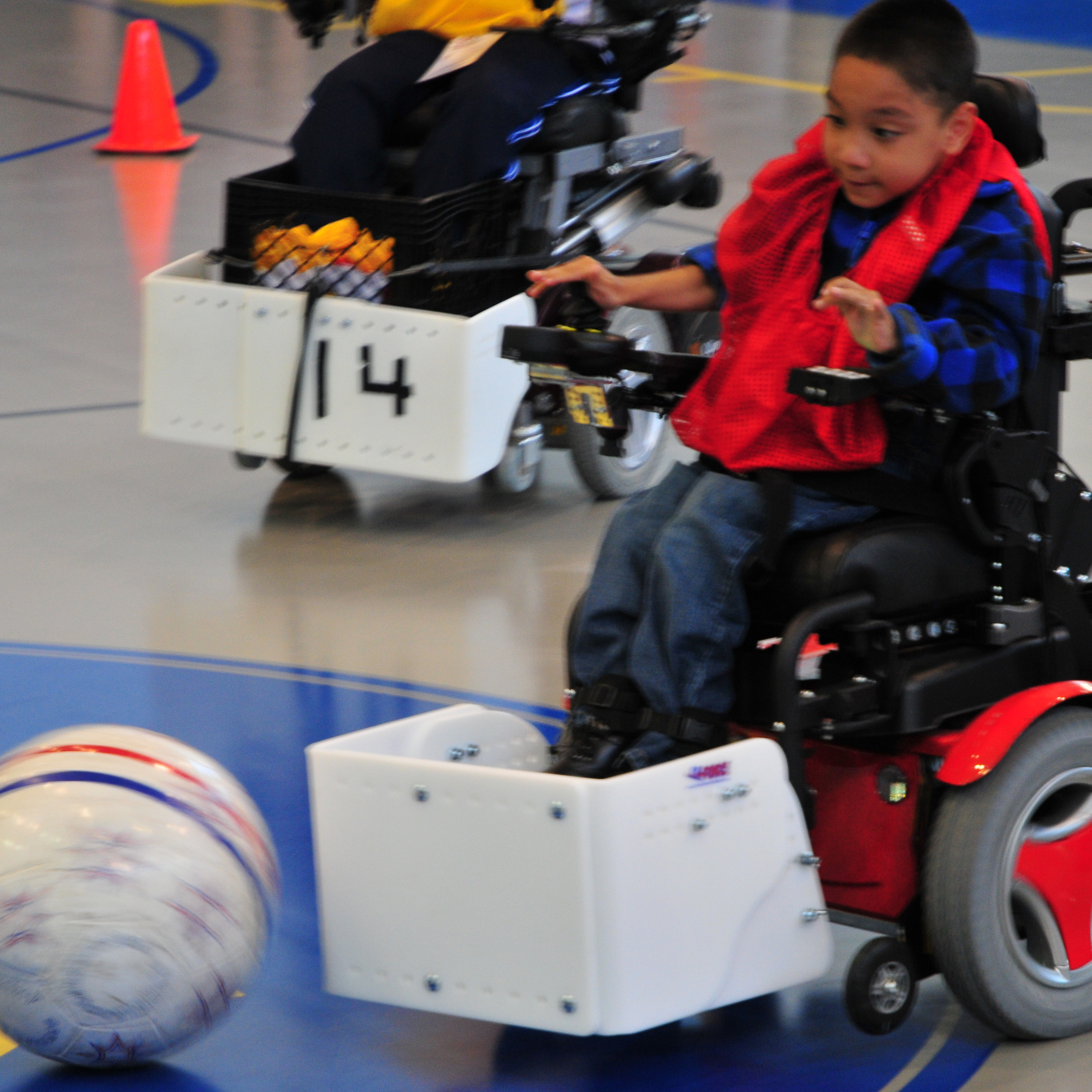 power soccer at kid-netic games