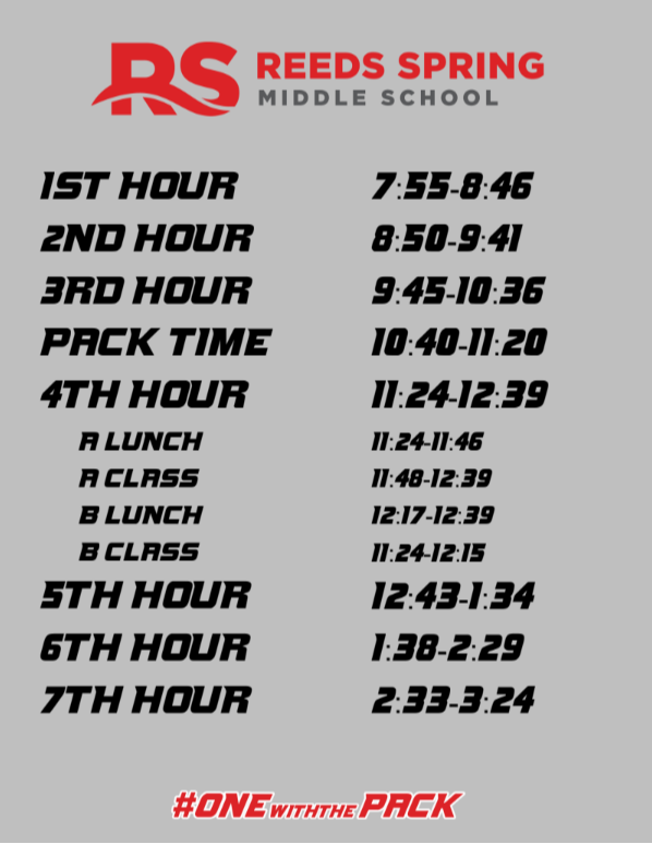 RSMS Bell Schedule