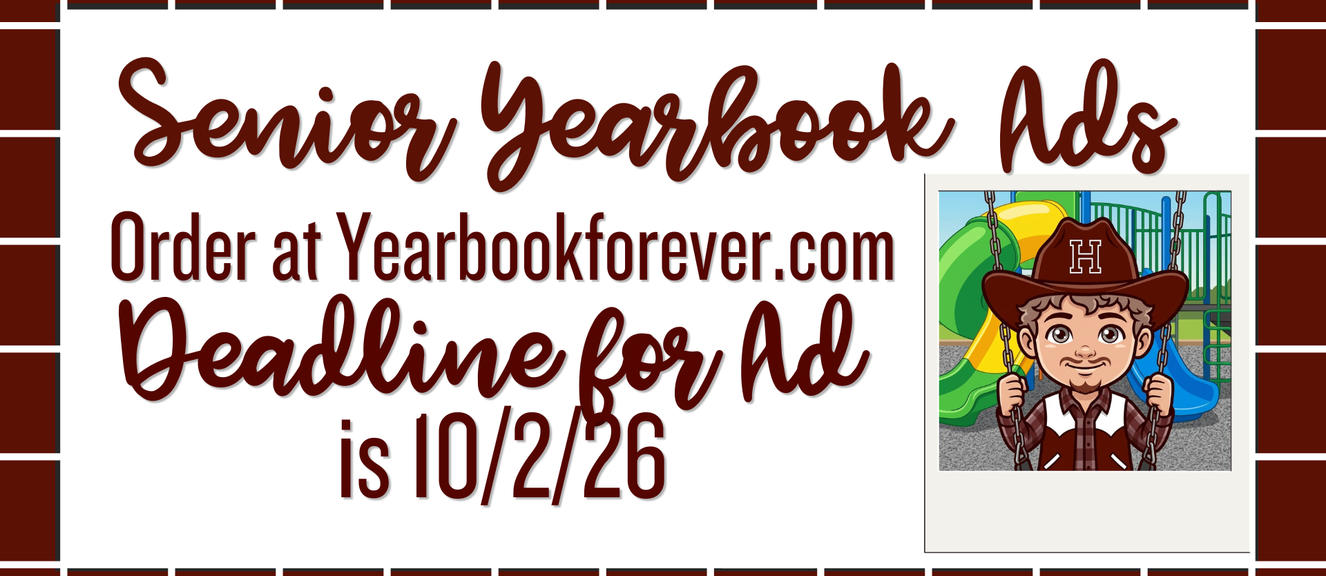 senior yearbook ad