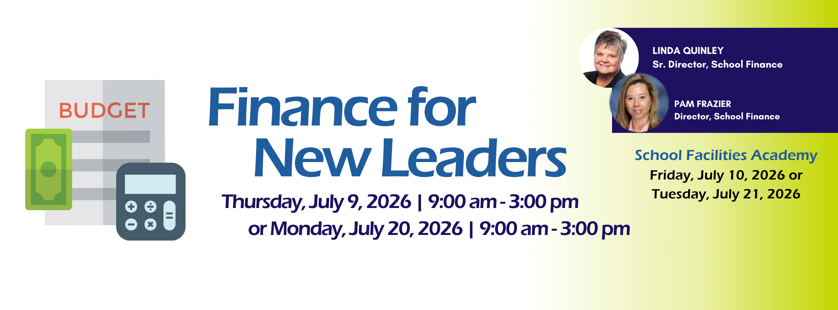 Finance For New Leaders