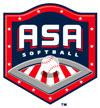 graphic of ASA softball logo
