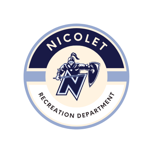 graphic of nicolet rec dept logo