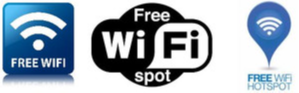 graphic describing that wifi is available at nicolet high school