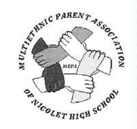 graphic of the multiethnic parent association of nicolet high school