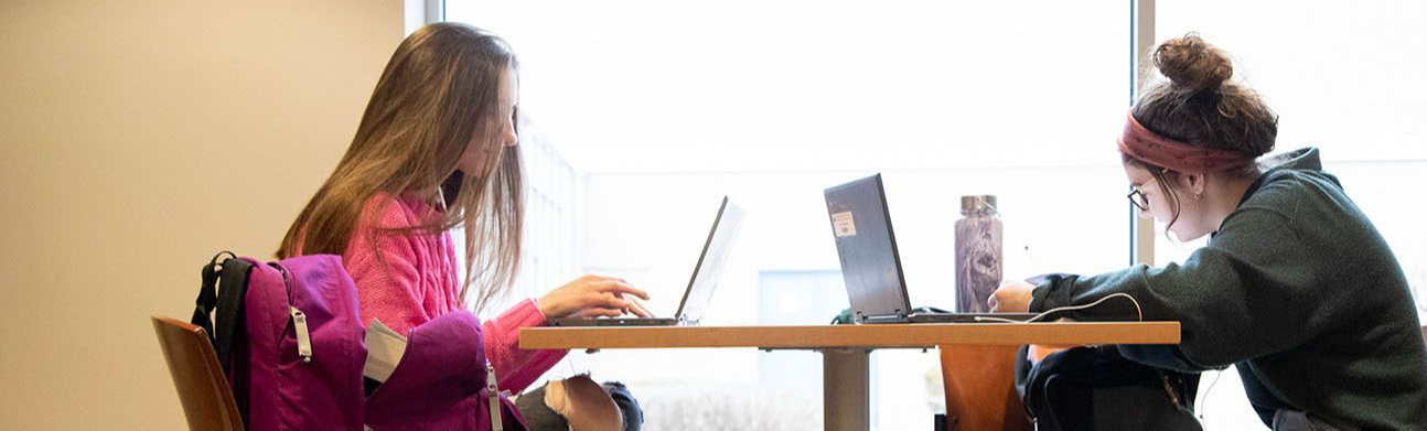 picture of students studying in the nicolet library