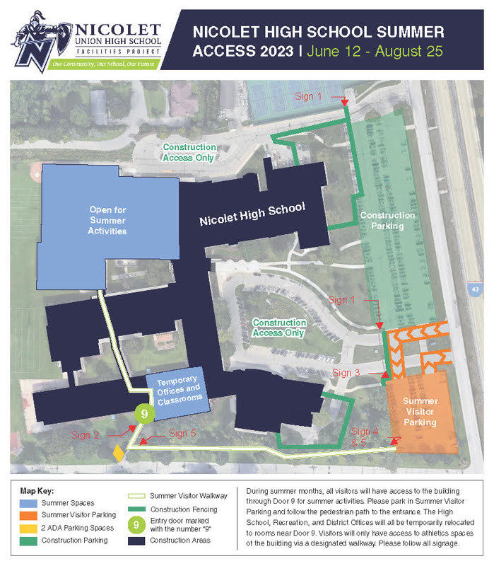 nicolet construction map