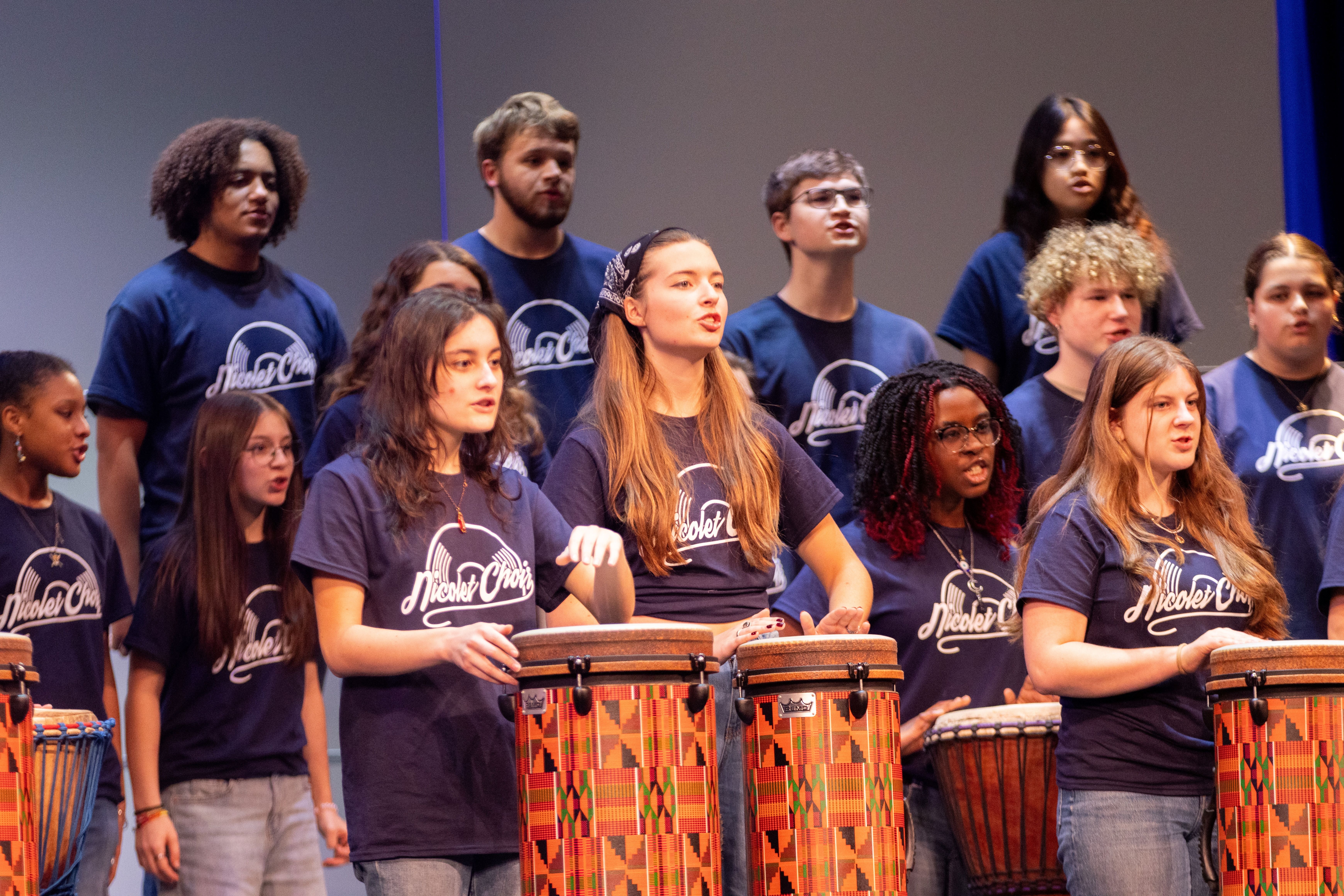 students playing instruments