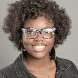 a picture of a student smiling