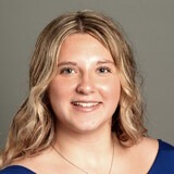 a picture of a girl smiling