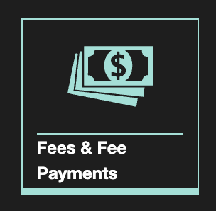 Fee Payment Link Location