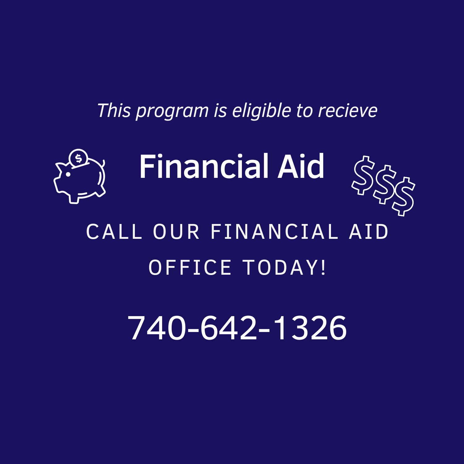 This program is eligible for Financial Aid