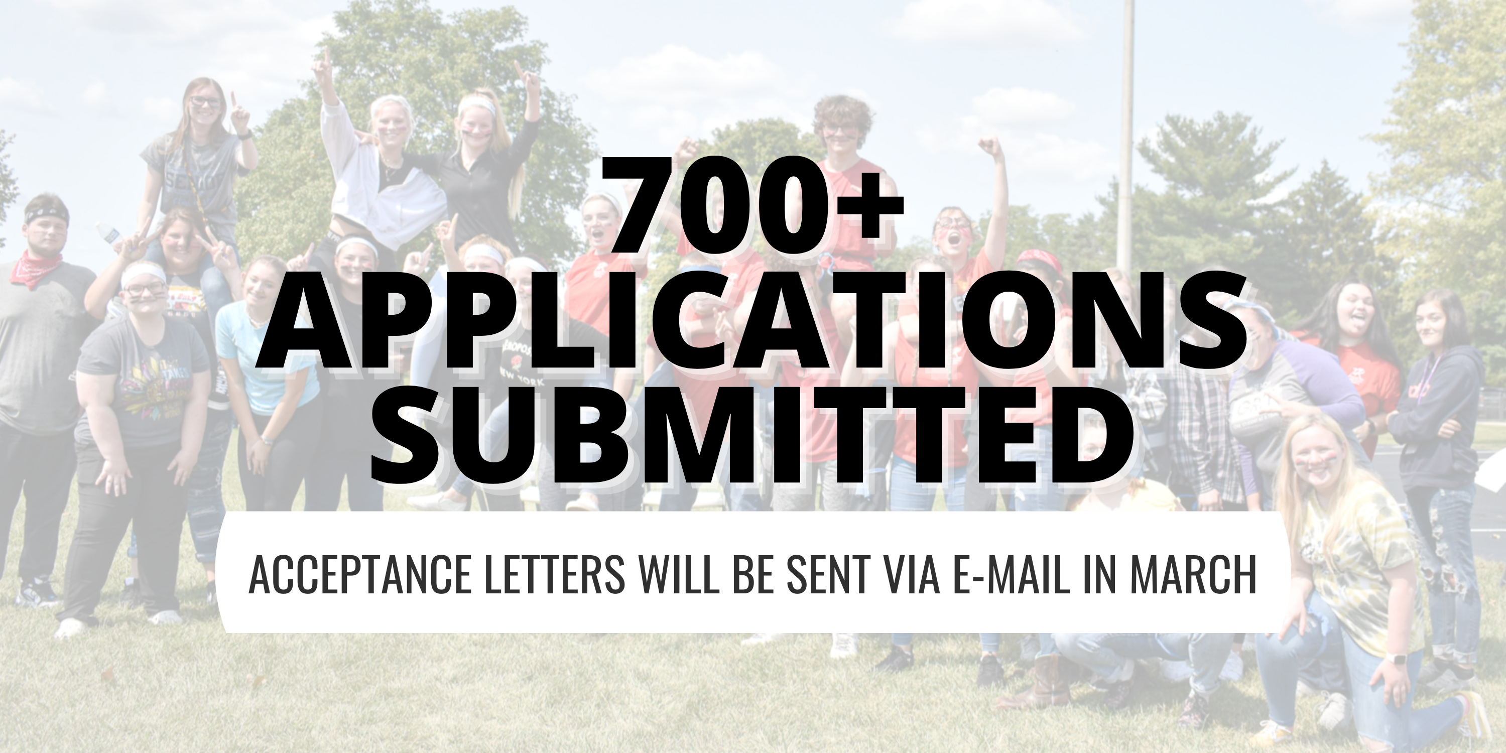 700+ Applications Submitted