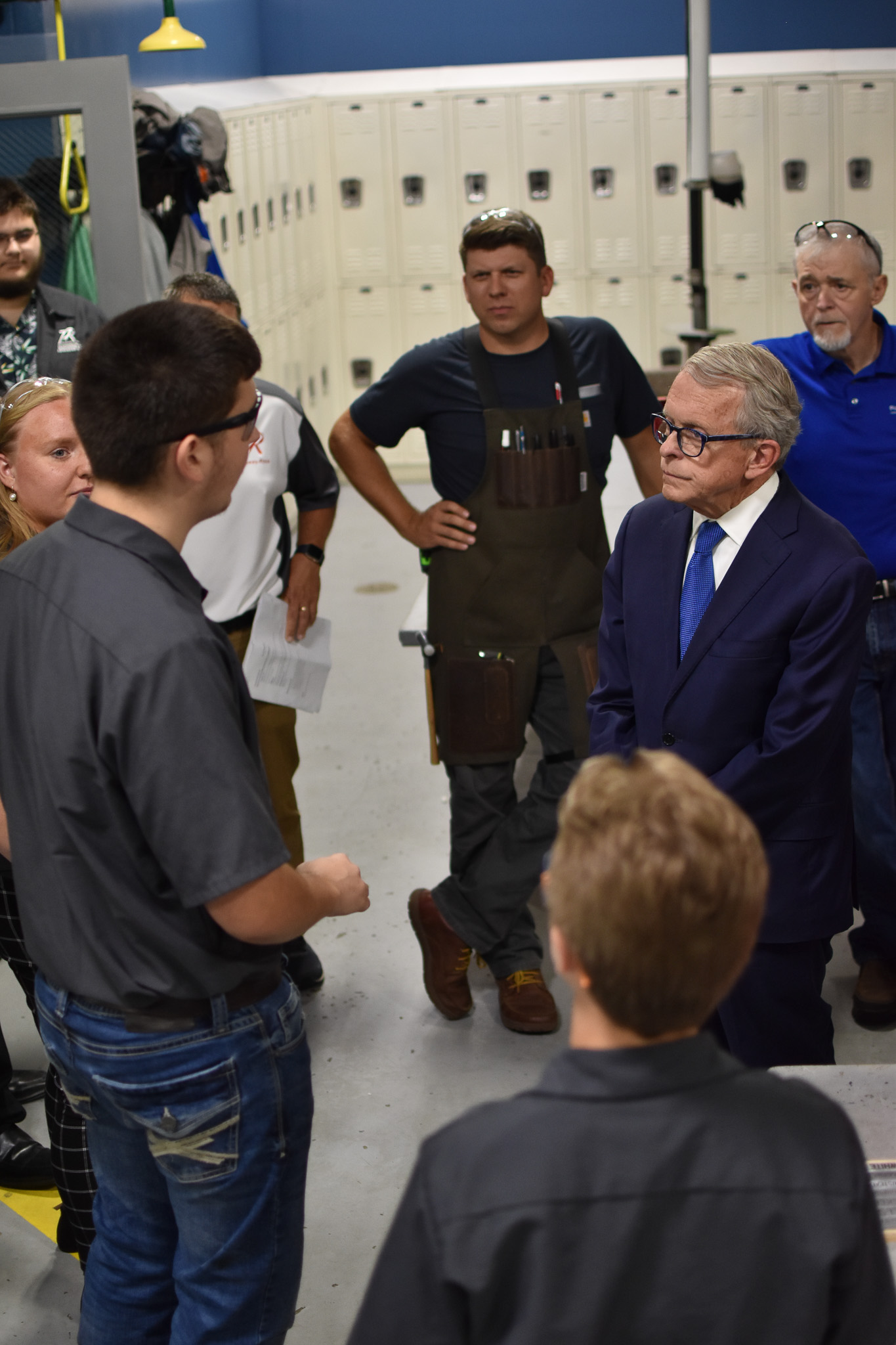 Mr. Ebert with the Gov. DeWine