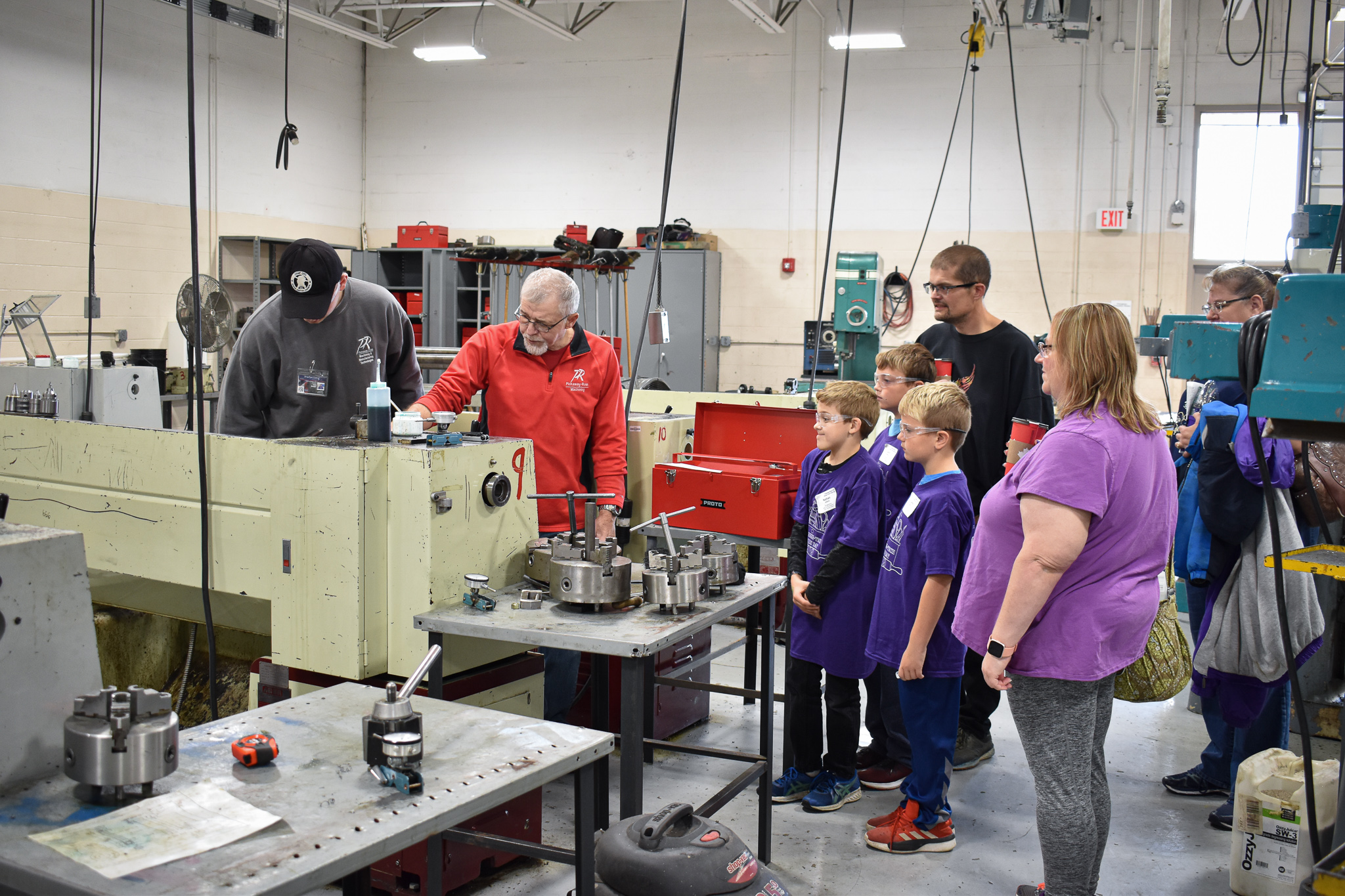 Mr. Ebert at Career-Tech Kids Day