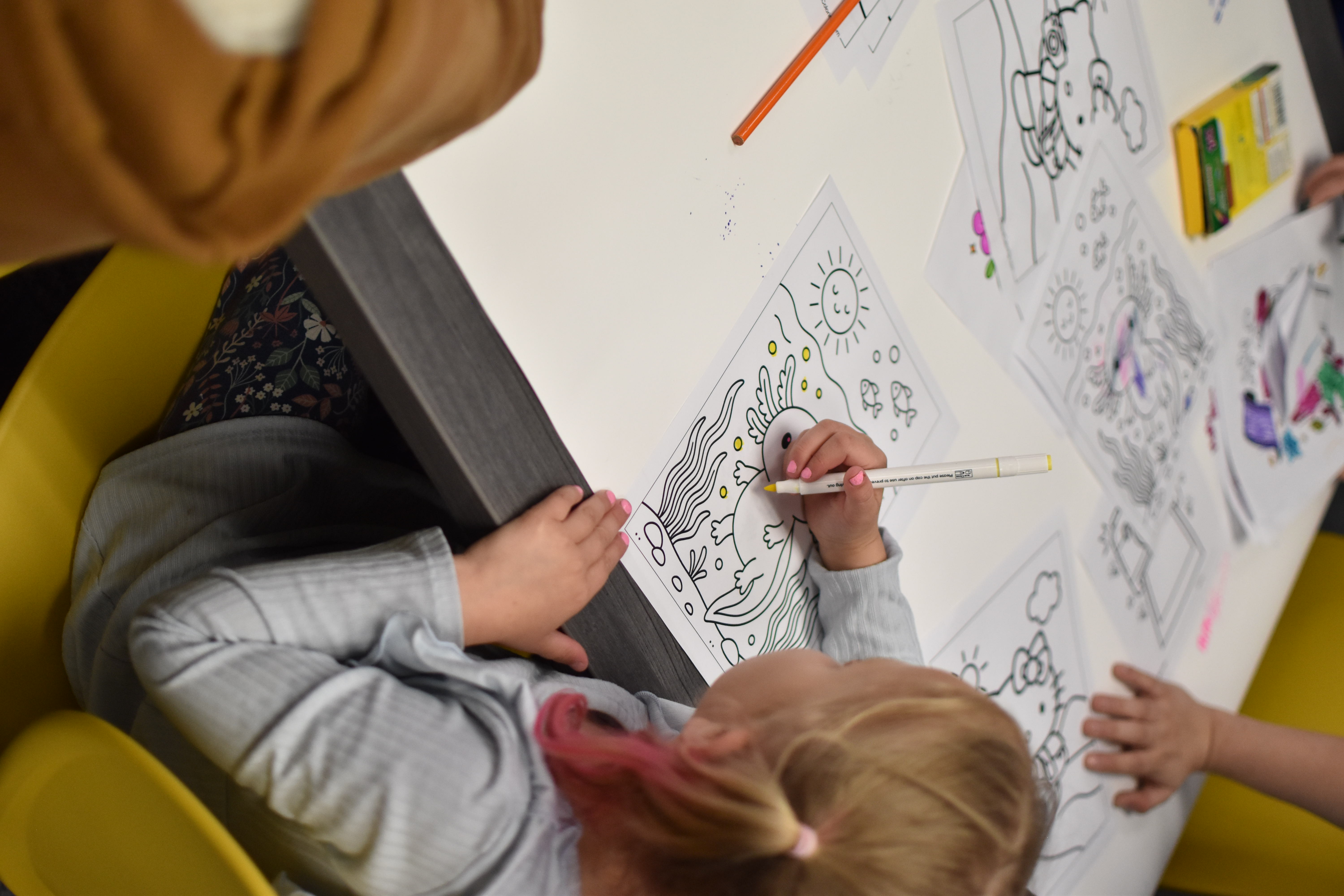 Preschool Aged Kid coloring page