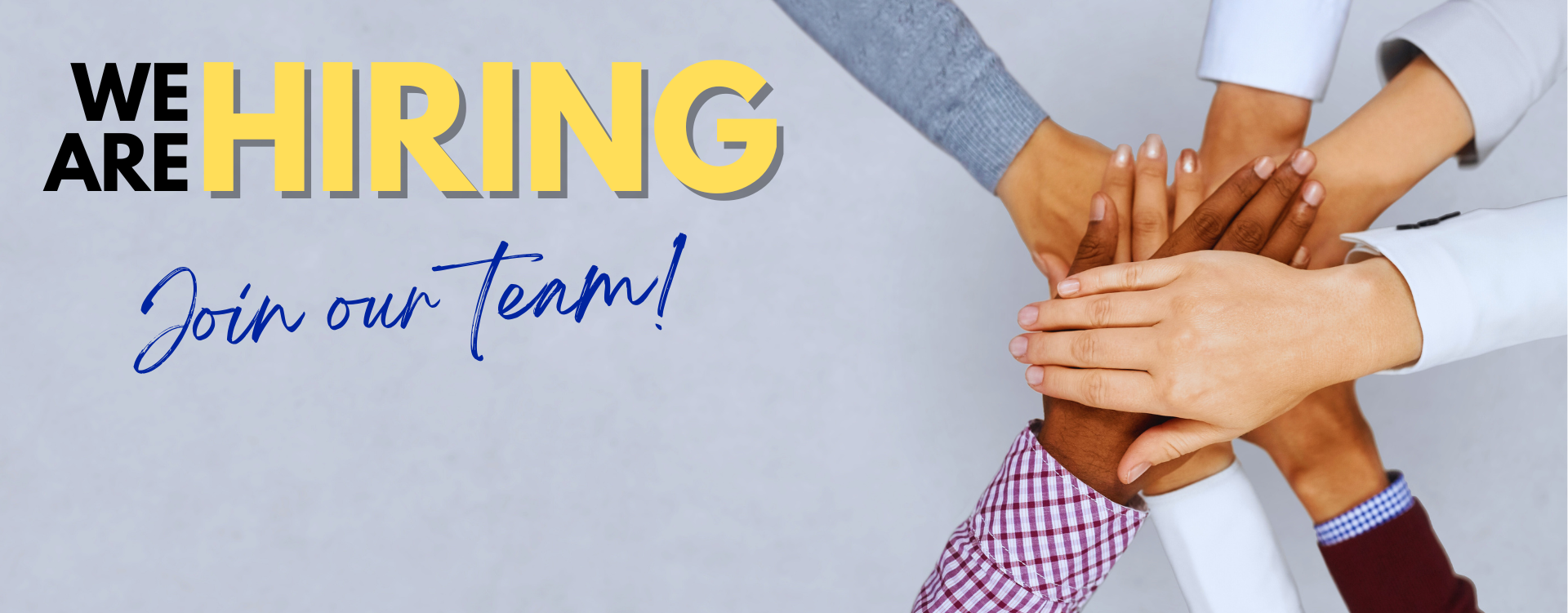 We are hiring